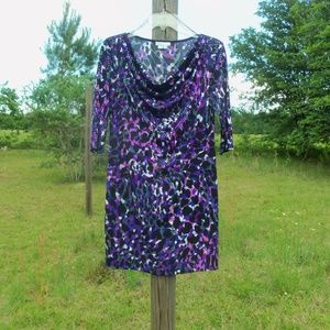 purple 8 Petite dress sequin type fabric